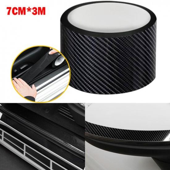 10ft*7CM Protector Sill Scuff Car Auto Door AntiSticker Plate Scratch Bumper Str