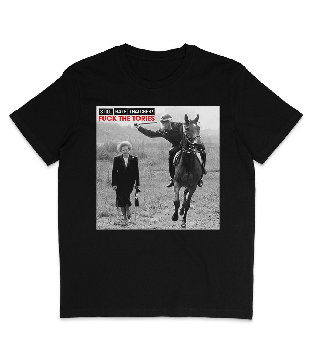 

Still Hate Thatcher! - F**k The Tories - Miner s Strike - Organic T-Shirt 2XL