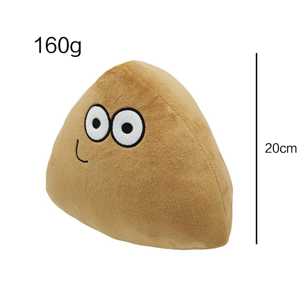 Alien Pou Plush Cartoon Pillow with Big Eyes - Cute & Funny 3D Doll