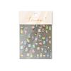 Shiny Blowing Bubble Nail Decorations Stickers 5D Shell Light Love Cat Bubble Transfer Slider Sticker DIY Manicure Decals