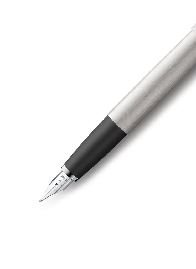 Lamy 065 Studio Brushed Steel Fountain Medium Pen,