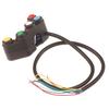 Universal 5 button Array Motorcycle Switches Race Bikes 22mm Handlebar Switches