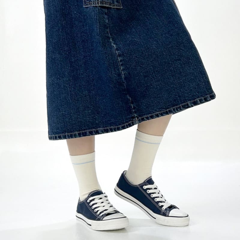 YELLOWSOCKS MILKY BLUE