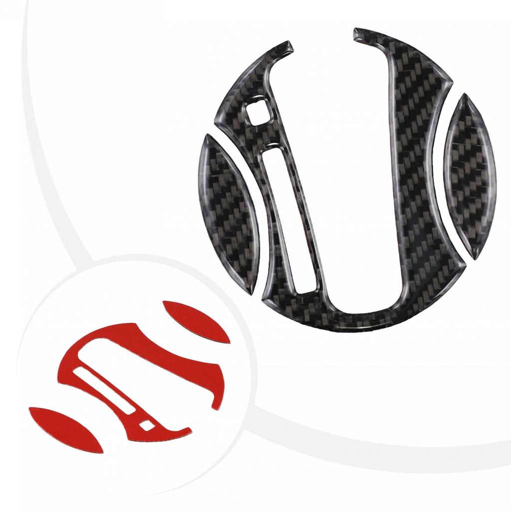 Automatic Gear Shift Panel Carbon Fiber Cover Trim For Honda Civic 8th 2006-2011