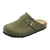 Men’s BK Genuine Leather Retro Toe Semi-Slippers - New, Versatile, and Comfortable Birkenstock Shoes