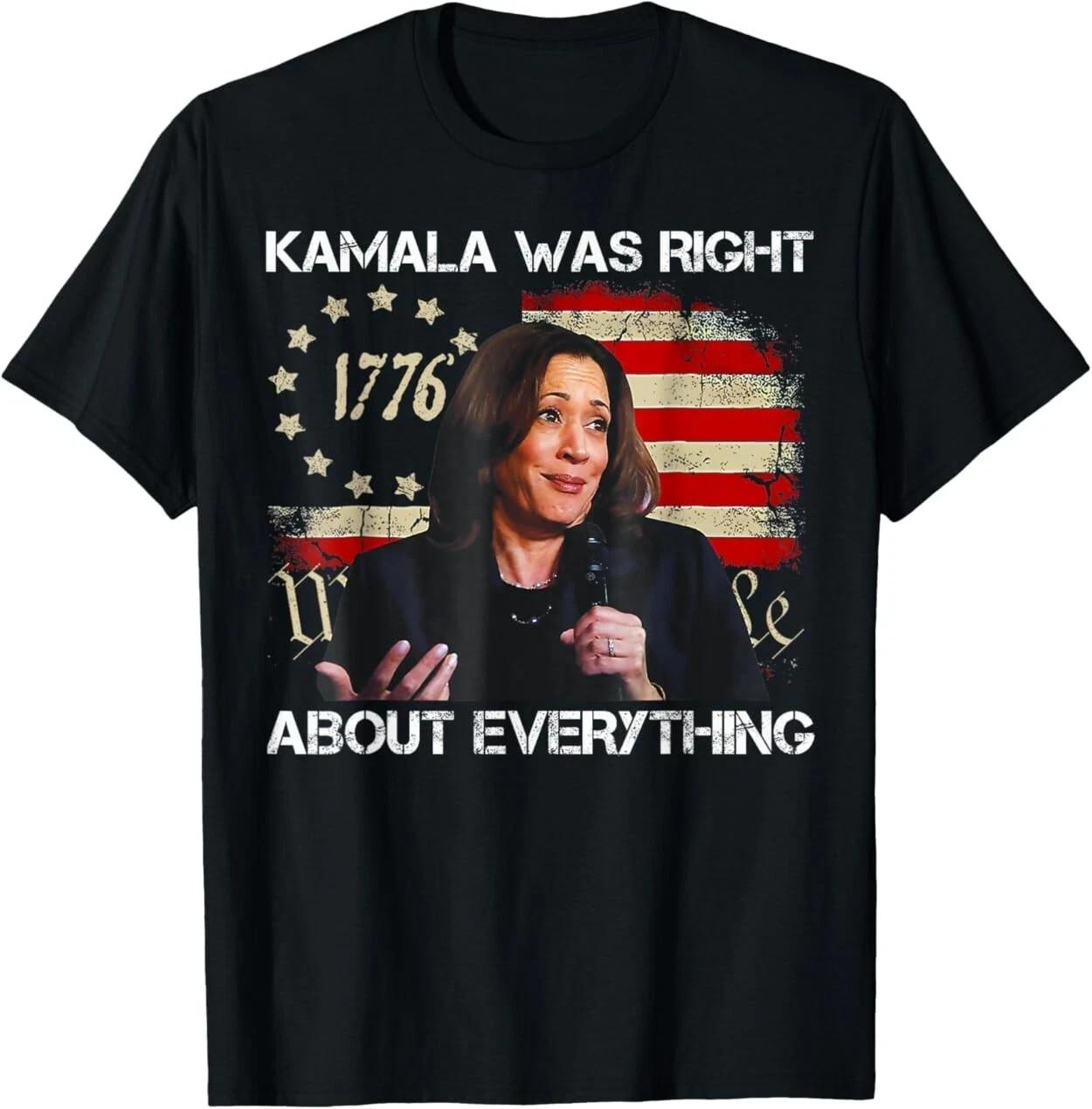 Kamala Was Right About Everything - USA Map Flag T-Shirt S разноцветный