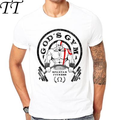 2019 Latest Popular Printing Design God's Summer T-shirt Cool Men Summer Shirt Brand Fashion T-shirt Spartan Tee Tops