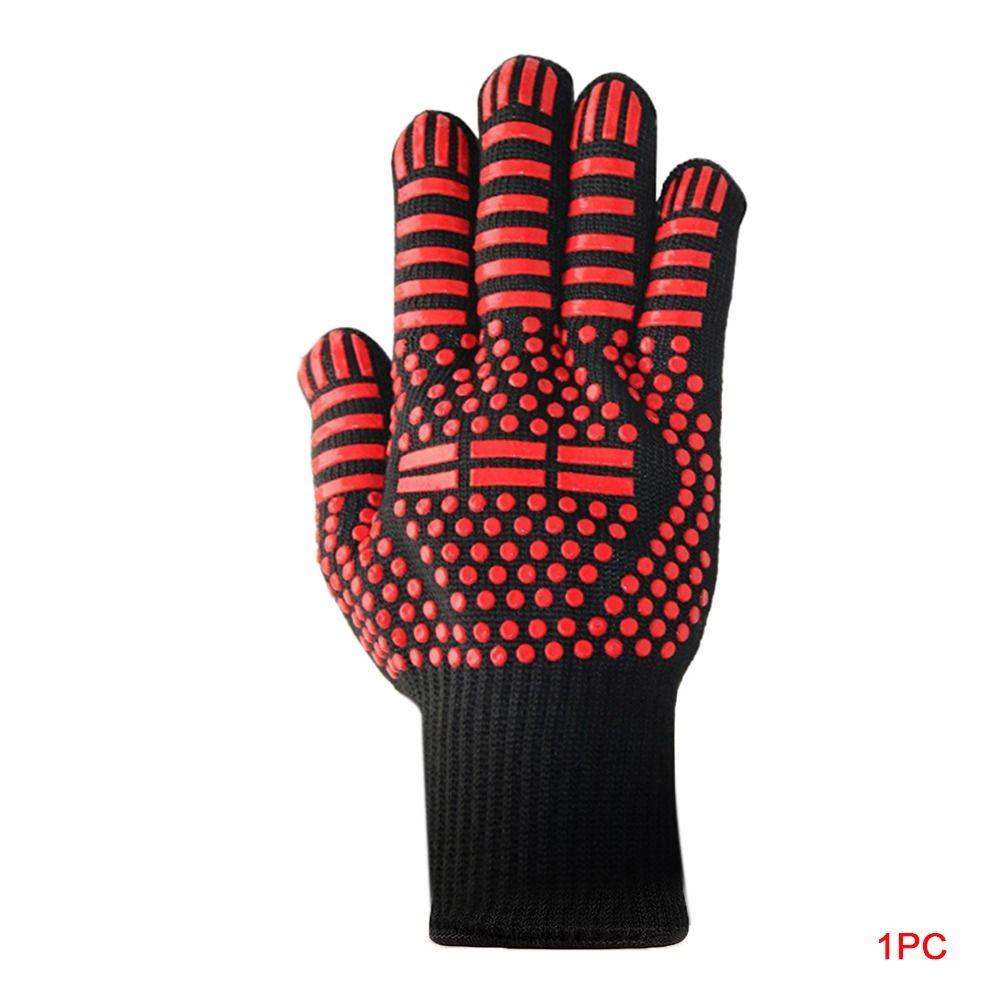 Fire-resistant High Temperature Resistance Fire Heat Glove Heat Insulation BBQ Gloves Oven Mitts