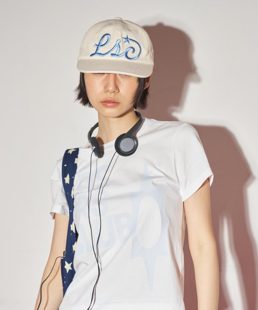 Lujeoseukeulleob Star Logo Cap Ivory