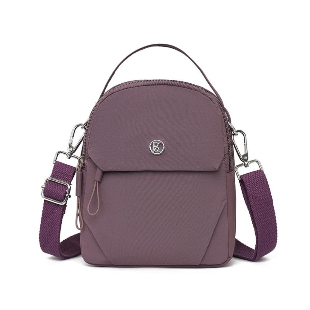 

Fashion Long Strap Shoulder Bag All-match Light Weight Crossbody Bag Durable Advanced Sense Messenger Bag For Girls Women фиолетовый