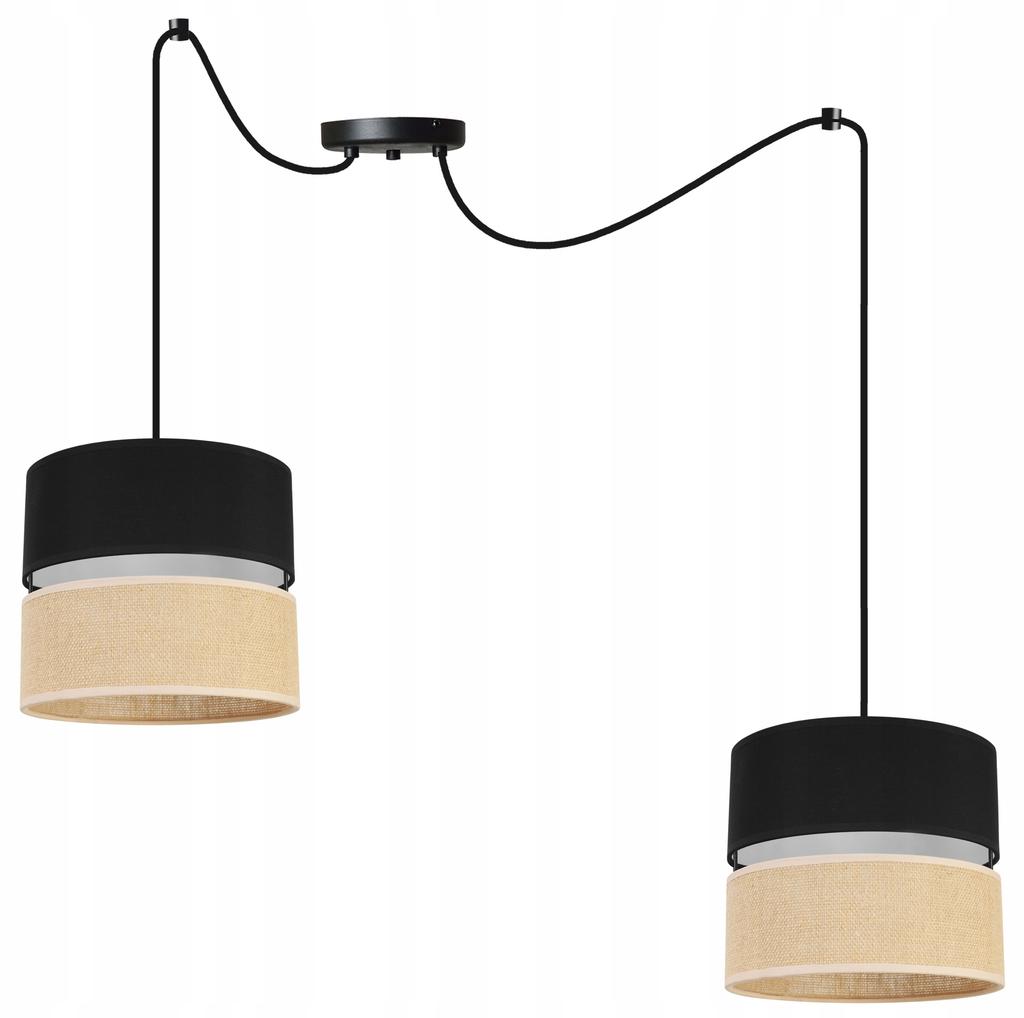 Spider Ceiling Hanging Lamp, Lampshade 20 Cm Black