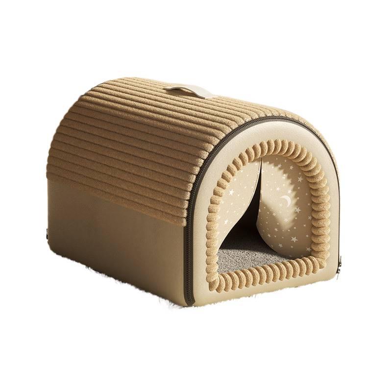 All-Season Warm Dog House: Enclosed, Detachable & Washable Nest for Small & Large Dogs