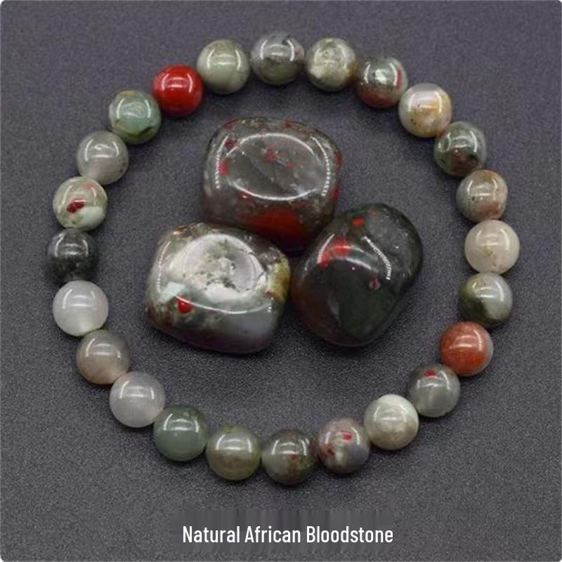 Jingde Jewelry Natural Agate Bracelet: Single-Loop Crystal Stone for Men and Women