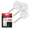 TARGET K-FLEX SHAPE/NO6 FLIGHT 33MM MEDIUM klar