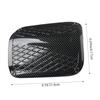 ABS Carbon Fiber Fuel Tank Cover Door Gas Filler Cover Replacement for Toyota Camry 2018