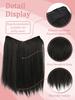 Black Clip in Hair Extensions18/24/28 Inch  Extensions Clip ins Black Clip in Extensions for Long Hair