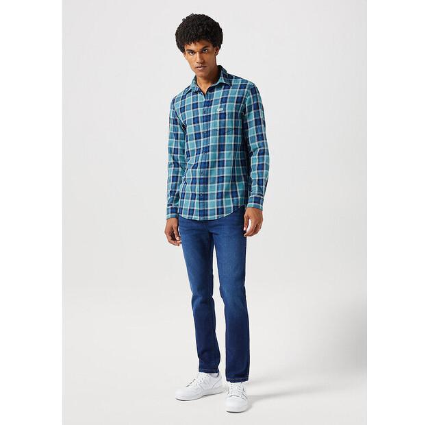 Рубашка Wrangler LONG SLEEVE ONE POCKET SHIRT
