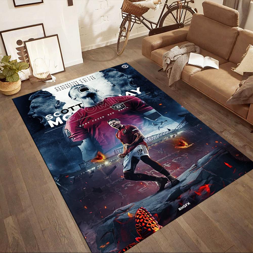 Manchester Floor Rug Office Rug Design For Study Room Game Room Hallway Decorate Room Antislip Rug Anime Office Decor Perfect Gift For Womenmen