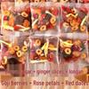 Brown Sugar Ginger Tea Sampler: Red Date, Longan, Goji Berry, Rose, Black Sugar, and Ginger Date Tea with Ginger Candy.