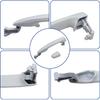 FZJDSD Rear Left or Right Side White Sliding Door Handle Compatible with Toyota Sienna 2004 2005 2006 2007 2008 2009 2010 Replace 69213-08020