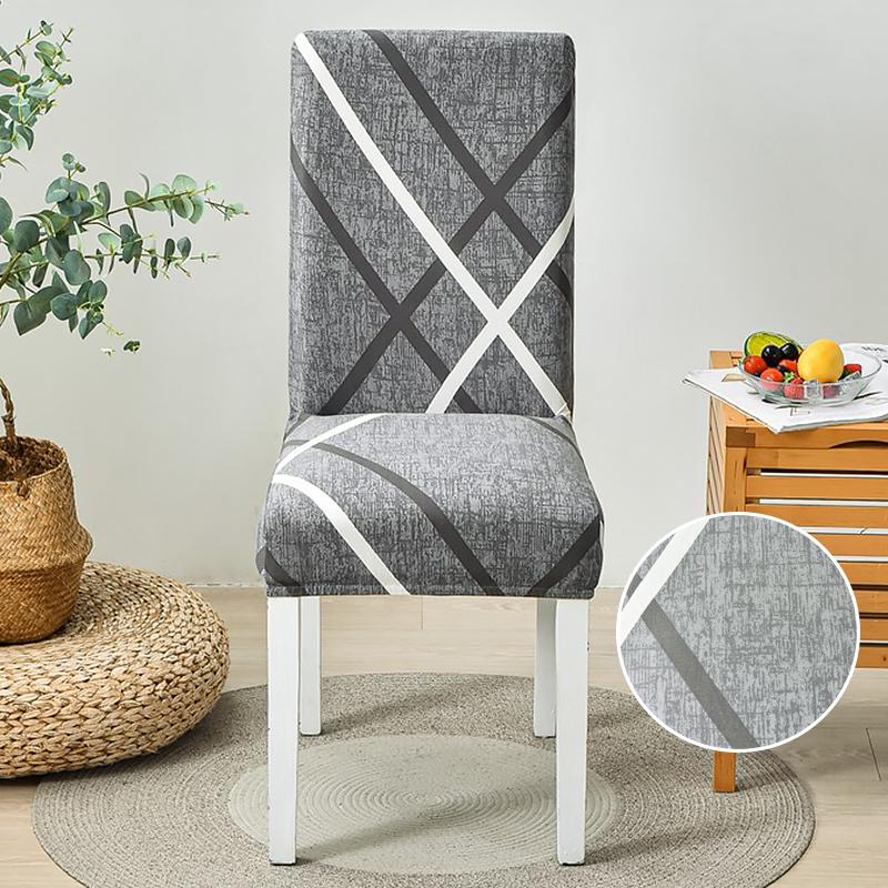 Чехол на стул для столовой, Высокоэластичный Съемный Моющийся Чехол-защита для сиденья стула для дома, вечеринки, отеля, свадебной церемонии 4/6 шт. Universal sizes