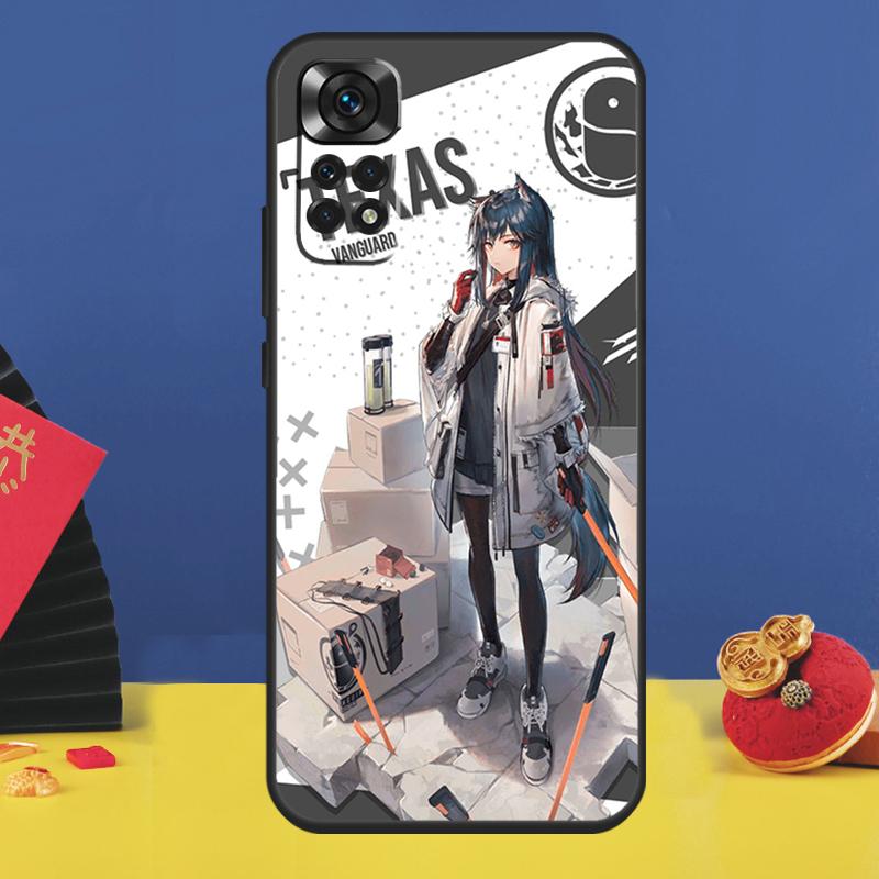Texas Arknights Phone Case For Xiaomi Redmi Note 11 Pro Note 10 Pro 12 8 9 Pro 9S 10S 11S 12C 9C 10C Funda