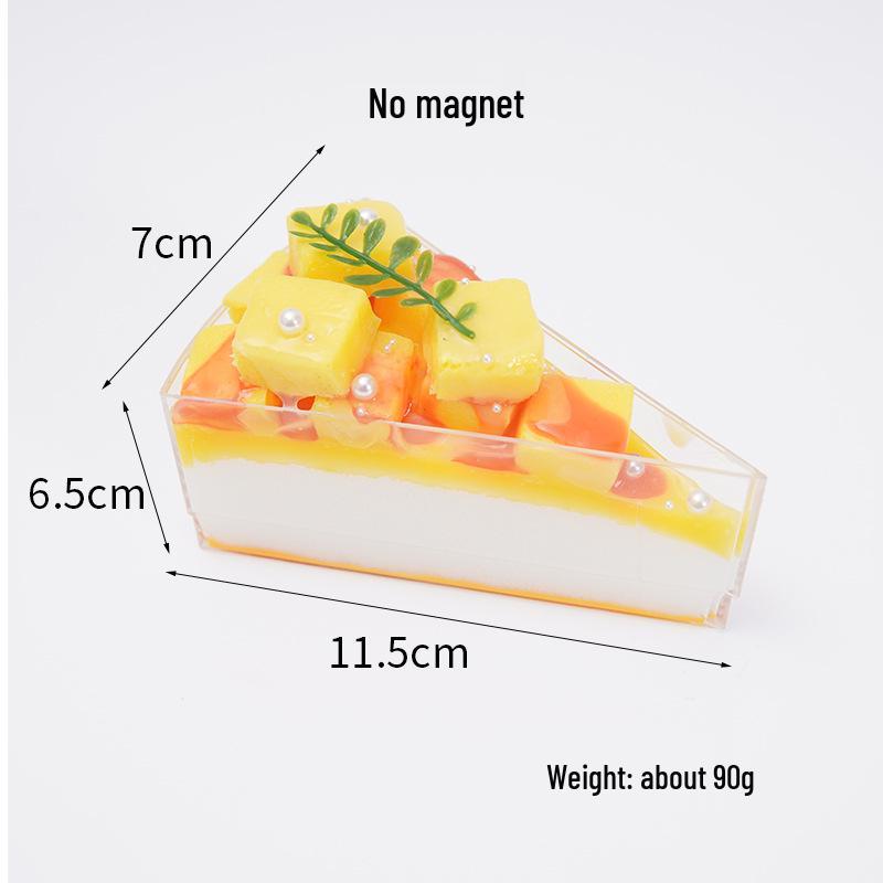 Modello Espositore Dessert Gelatina Budino Triangolare Mousse Torta Fragola Mango Francese