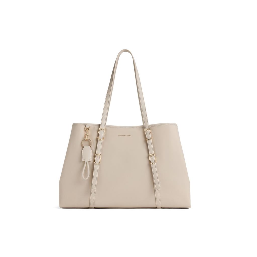 Charles & Keith Casual Versatile Fashionable Simple Solid Color Retro Lightweight Niche Nylon Shoulder Bag Women bags CK2-30782829