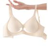 Seamless Push-Up Comic Bra for Small Chests, Side Support, Outward-Expanding, Fixed Cup