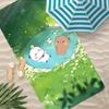 Anime Bubu Dudu Towel Polyester Beach Towel Quick Dry Sand Free Bath Towel For Summer Pool Travel Vacation