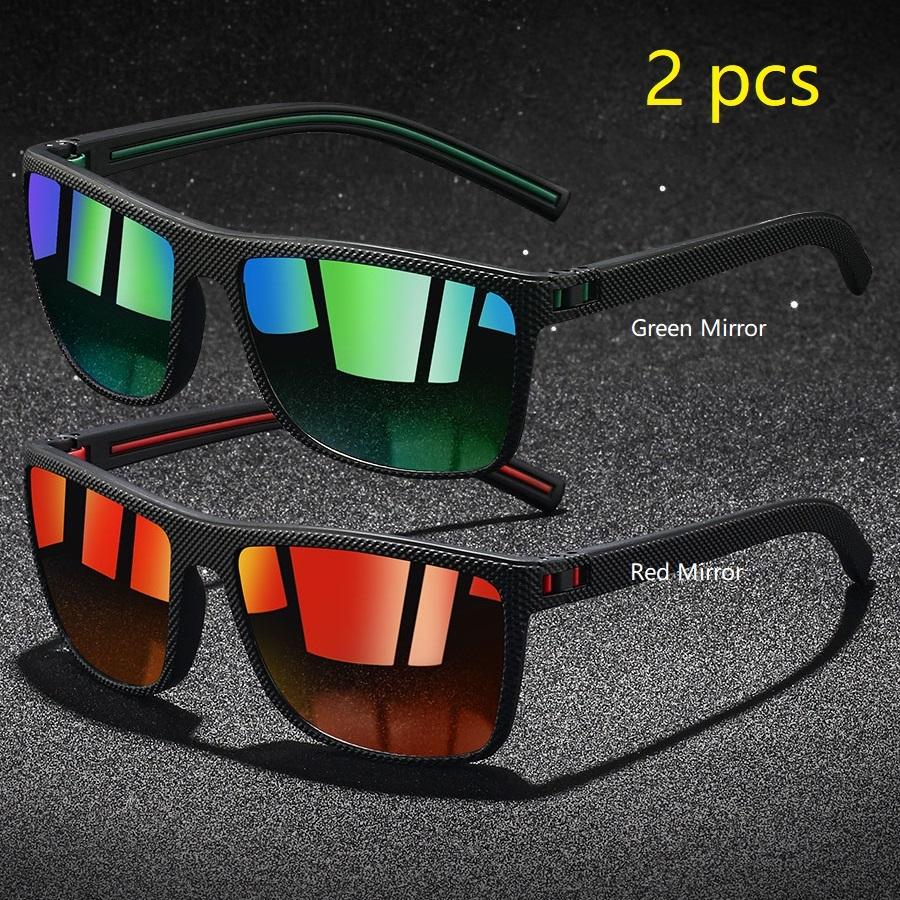 Módní Vintage Kostkované Sluneční Brýle Muži Ženy Klasické Řidičské Rybářské Čtvercové Sluneční Brýle Muž Retro Brýle UV400