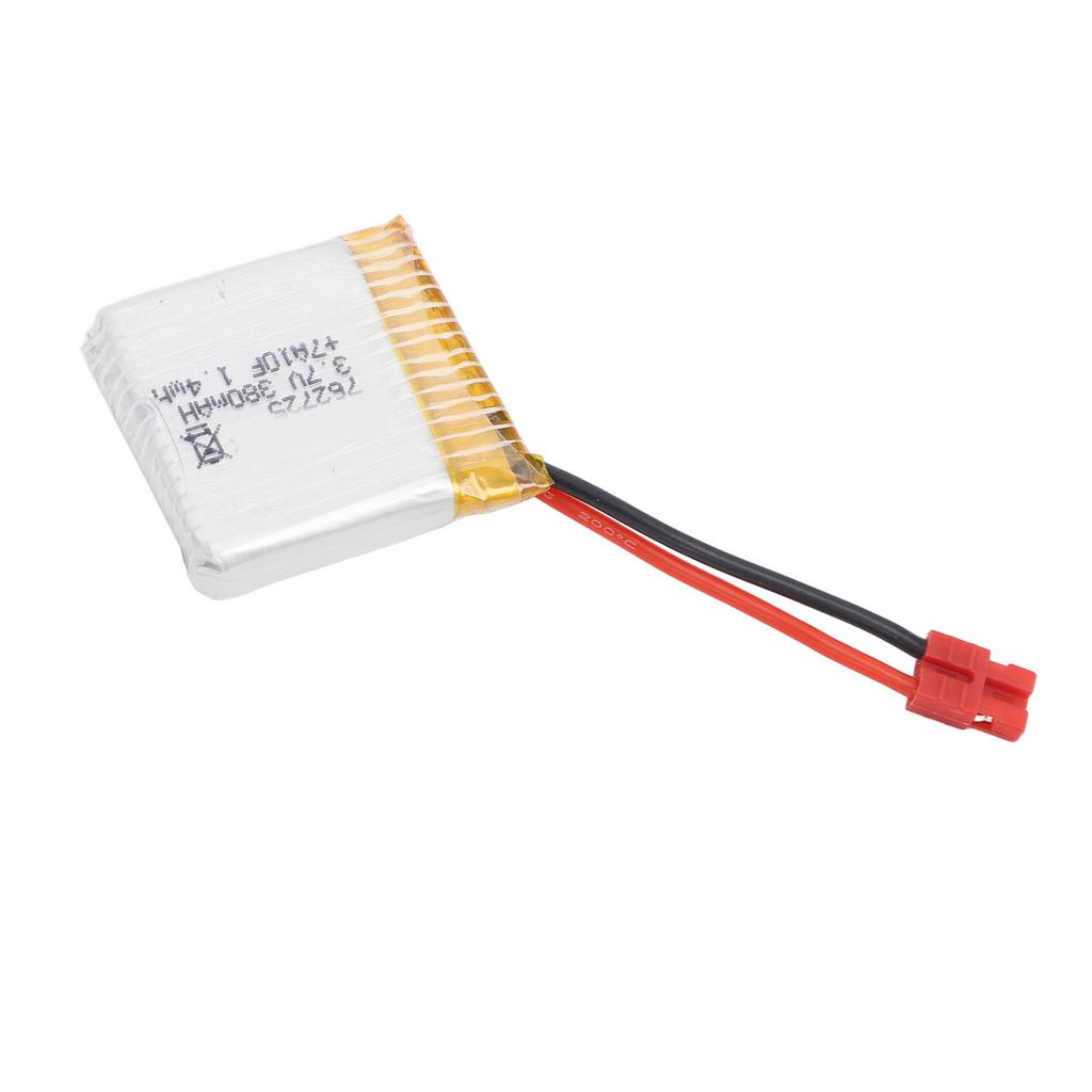 3,7V 380mAh LiPo-Akku Wiederaufladbarer RC Quadcopter Drohnen Lithium-Polymer-Akku Zubehör für SYMA X21 X21W X26 X26A