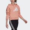 Adidas Essential Logo Hoodie Long Sleeve Women Tops Pink H24082