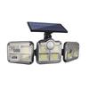 Lishi Solar 3-Head Motion Sensor Outdoor LED Wall Light
