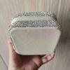 Luxury Travel Earrings Storage Case Square Portable Ring Holder Studded Jewelry Organizer  Makeup