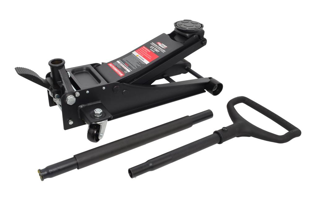 Awtools Dźwignik "Żaba" Niskoprofilowa 2,5T Podwójny Tłok + Pedał + Uchwyt 75-505Mm