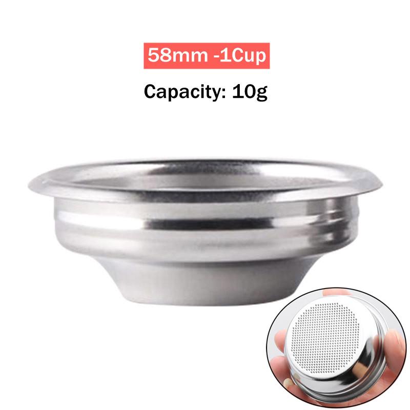 Kaffeefilterkorb für Delonghi Breville Expobar FAEMA Espressomaschinenzubehör, Nicht-Druckbeaufschlagter Ersatz, 51 mm, 54 mm,