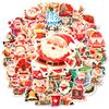 Stickers 50pcs Christmas Santa Claus Waterproof Cartoon Decal Car Decor Laptop