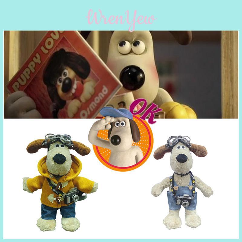 Super Cool Plush Pilot Toy British Gromit Dog Stuffed Animal, Perfect Birthday Gift For Teenagers