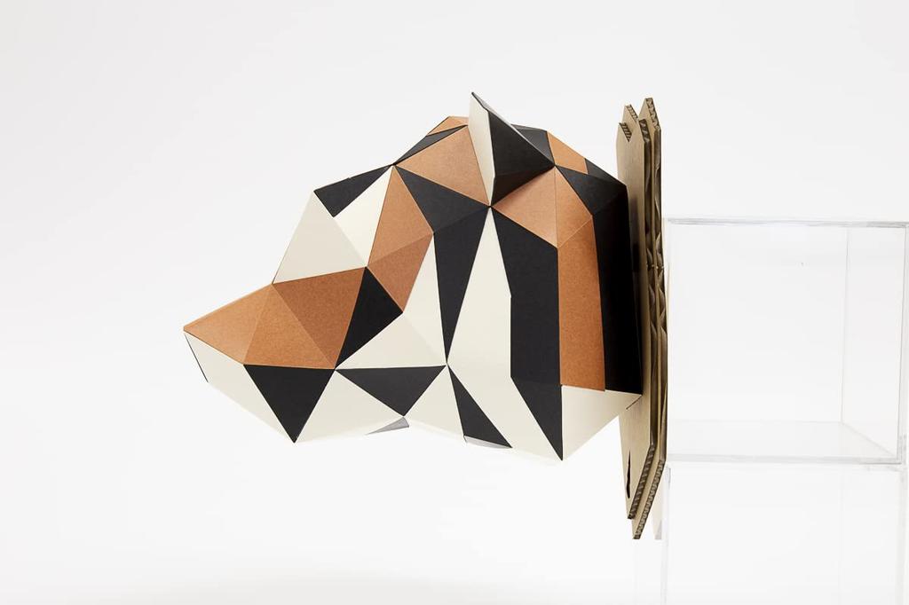 Bogcraft Design Accessory Tiger L Assembled Interior KAKUKAKU Kakukaku WALL TIGER L Size