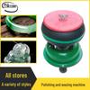 Compact Jade & Emerald Vibration Polisher for Walnut & All-Plastic Drum Finishing