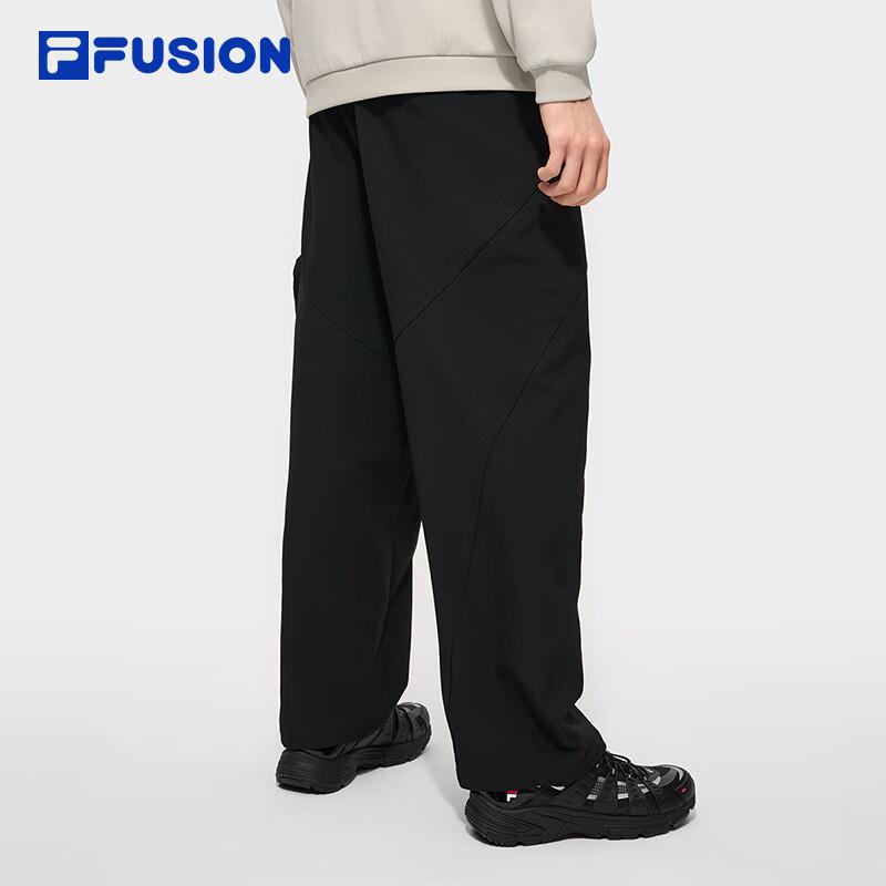 Fila Fusion Men's Side-Zip Woven Straight-Leg Pants