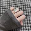 Crystal Inlaid Finger Rings Handmade Jewelry Stylish Accessory for Parties Daily