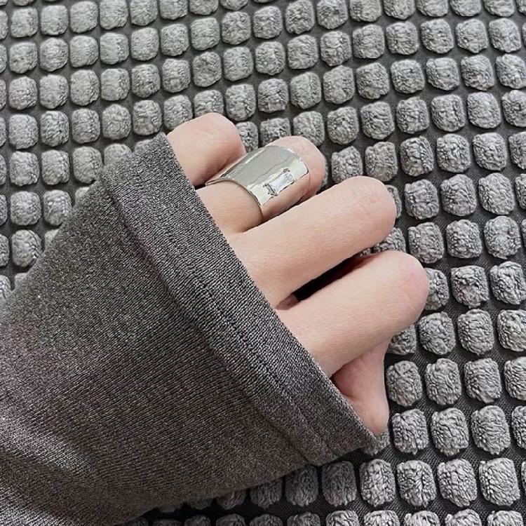Crystal Inlaid Finger Rings Handmade Jewelry Stylish Accessory for Parties Daily