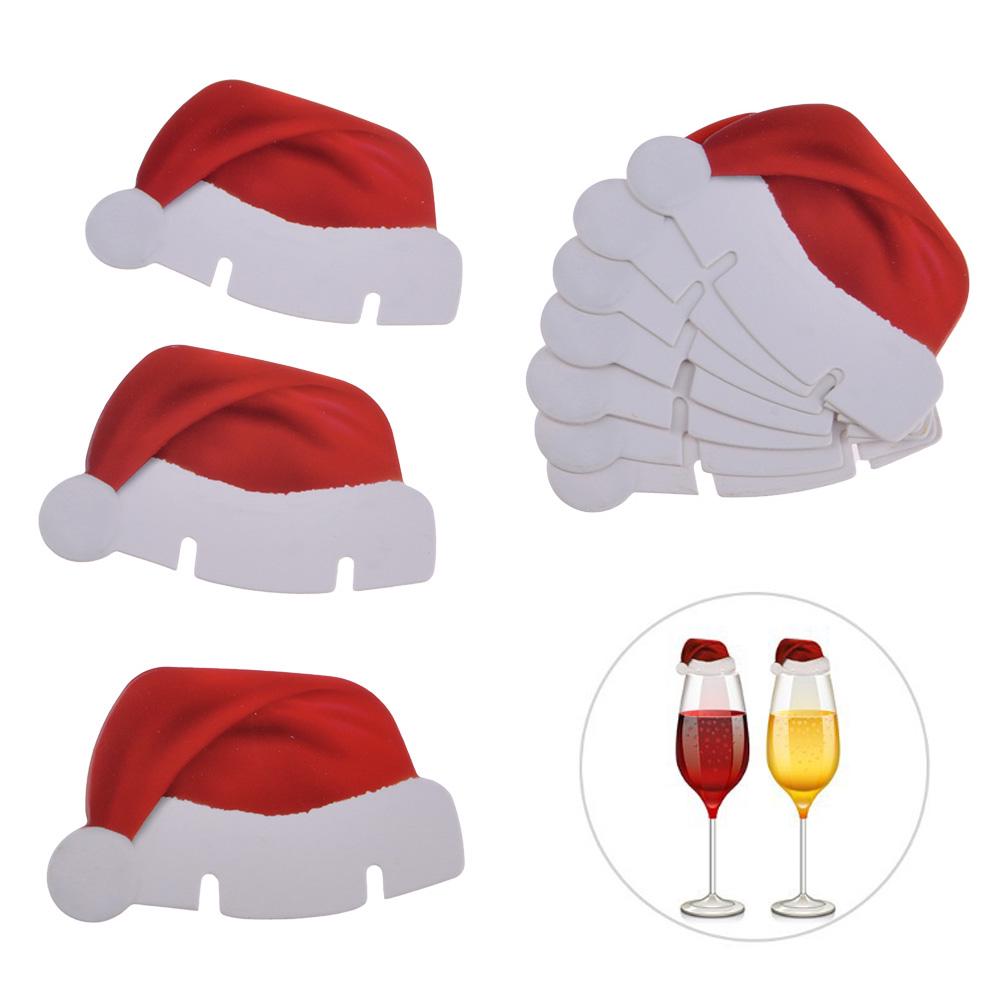 Buy Christmas Santa Hat Cardboard Wine 