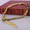 Animal Snake Chain Necklace With Alloy Pendant For Retro Vintage Jewelry Style