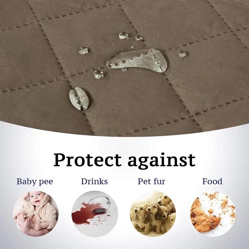 Capa de cama impermeável para cachorro, capa à prova de vazamentos, sofá para animais de estimação, capa de sofá lavável, protetor de móveis, cobertor para animais de estimação, crianças, cachorro, gato