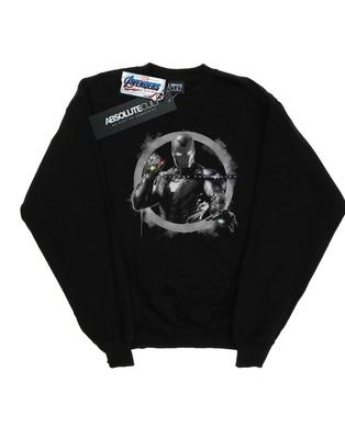 Boys Avengers Endgame Iron Man Nano Gauntlet Sweatshirt