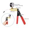 21pcs Manual Brake Bleeder Vacuum Pump Kit Automotive Fluid Tester with Gauge Adapters 2 In 1 Handheld Pistol Test Tools for Car