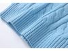 Paul Herren Polo-Pullover aus Kabelstrickwolle und Baumwolle mit halbem Reißverschluss, halbem Stehkragen, kleinem Pferde-Logo, Langarm